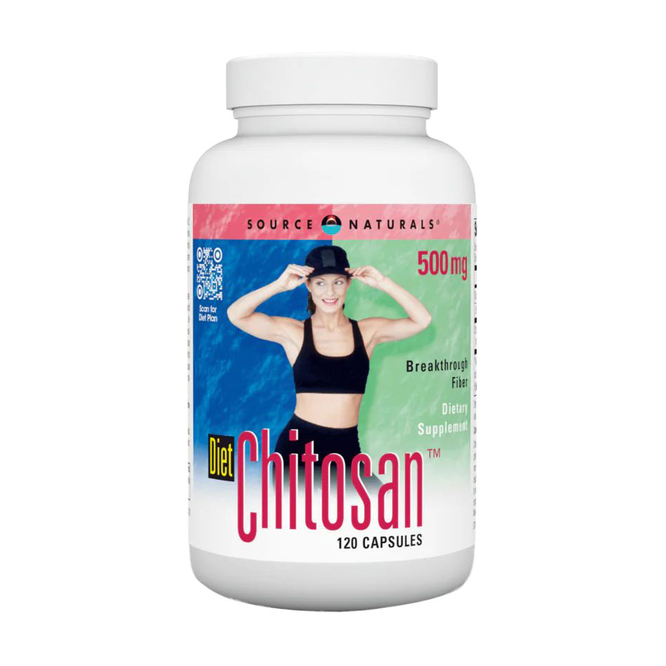 Хітозан для схуднення Source Naturals Diet Chitosan 500 мг, 120 капсул